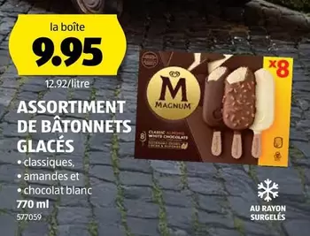 Magnum - ASSORTIMENT DE BATONNETS GLACÉS