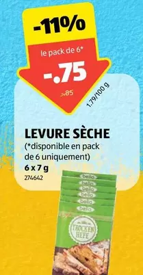 LEVURE SÈCHE 6x7 g 274642