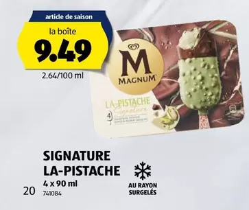 Magnum - SIGNATURE LA-PISTACHE 4 x 90 ml