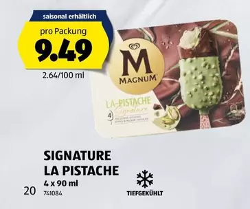 Magnum - SIGNATURE LA PISTACHE 4 x 90 ml