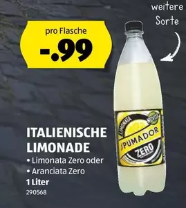 ITALIENISCHE LIMONADE - Limonata Zero oder Aranciata Zero 290568