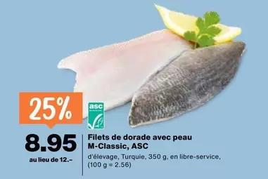 Filets de dorade