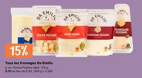 Tous les fromages