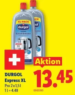 Durgol Express XL Schnell-Entkalker
