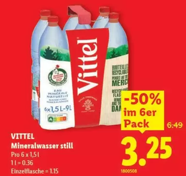 Mineralwasser still