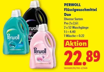 Flüssigwaschmittel Duo