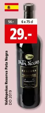 Valdepeñas Reserva Pata Negra DO 2019