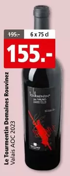 Le Tourmentin Domaines Rouvinez Valais AOC 2023