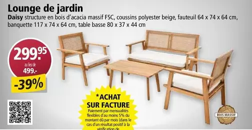 Lounge de jardin