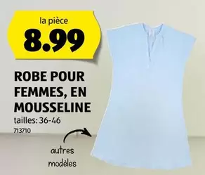 ROBE POUR FEMMES, EN MOUSSELINE 713710