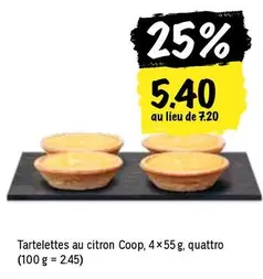 Tartelettes au citron