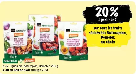 Figues bio, Abricots bio, Dattes bio