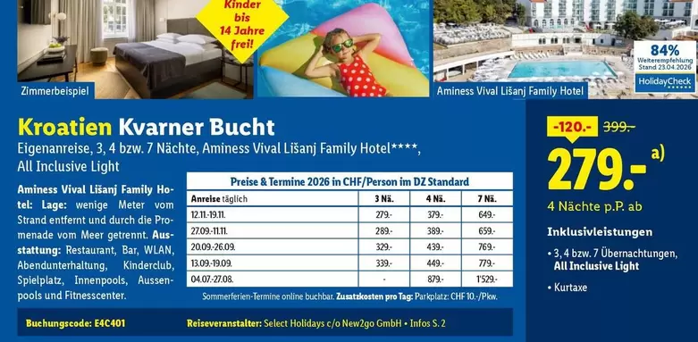 Kinder - Kroatien Kvarner Bucht