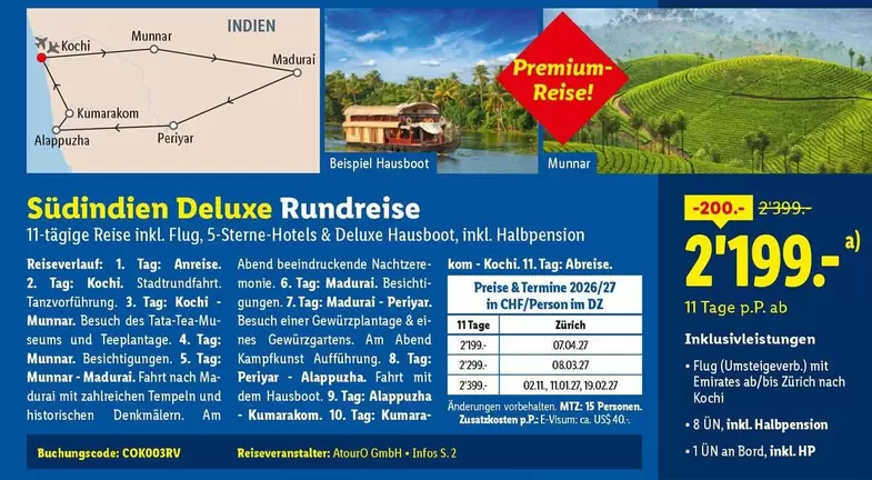 Hp - Südindien Deluxe Rundreise