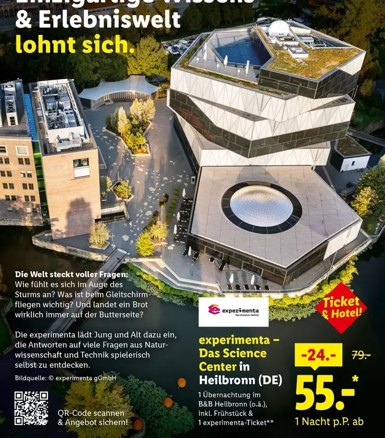 experimenta - das Science Center in Heilbronn (DE)