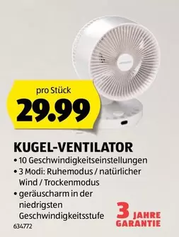 KUGEL-VENTILATOR 634772
