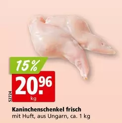 Kaninchenschenkel frisch