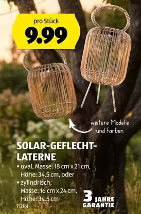 SOLAR-GEFLECHT-LATERNE