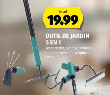 OUTIL DE JARDIN 5 EN 1 710718