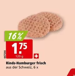 Rinds-Hamburger frisch