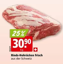 Rinds-Hohrücken frisch