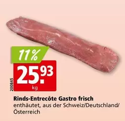 Rinds-Entrecôte Gastro frisch