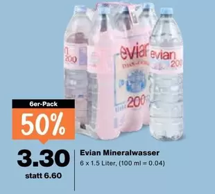 Evian - Mineralwasser