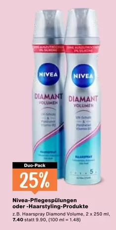 Nivea - Haarspray Diamond Volume