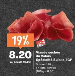 Viande séchée du Valais Spécialité Suisse