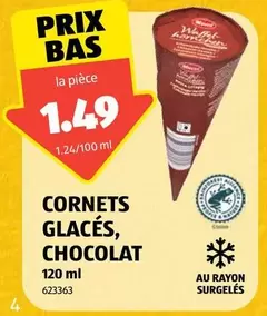 Magnum - CORNETS GLACÉS, CHOCOLAT 120 ml 623363