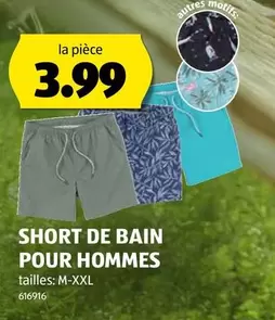 SHORT DE BAIN POUR HOMMES 616916