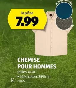 CHEMISE POUR HOMMES