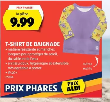 T-SHIRT DE BAIGNADE