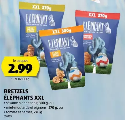 BRETZELS ÉLÉPHANTS XXL