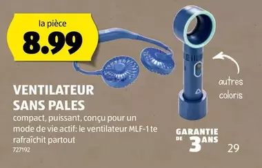 VENTILATEUR SANS PALES