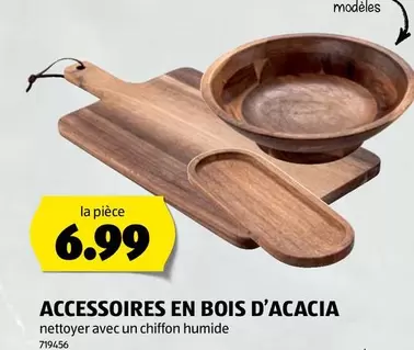 ACCESSOIRES EN BOIS D'ACACIA