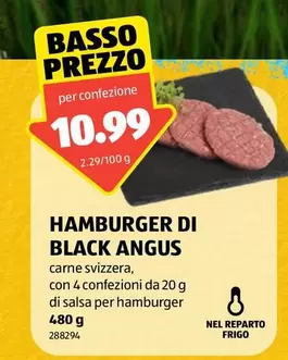 HAMBURGER DI BLACK ANGUS