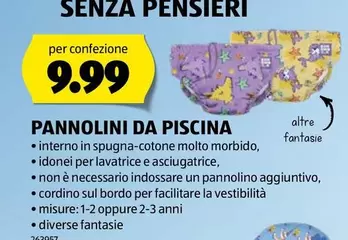 PANNOLINI DA PISCINA