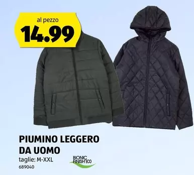 PIUMINO LEGGERO DA UOMO 689040