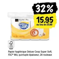 Papier hygiénique Deluxe Super Soft