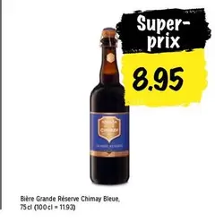 Bière Grande Réserve Chimay Bleue