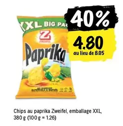 Chips au paprika