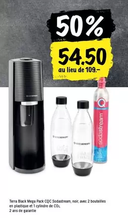 Sodastream - Terra Black Mega Pack CQC