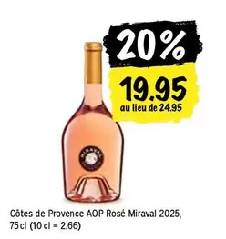 Côtes de Provence AOP Rosé Miraval 2025