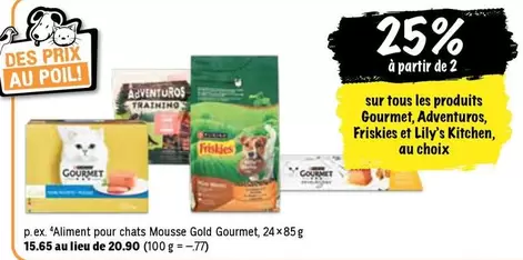 Aliment pour chats Mousse Gold