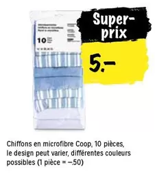 Chiffons en microfibre