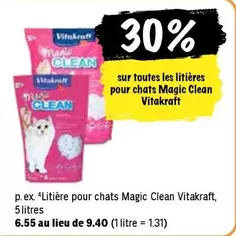 Litière pour chats Magic Clean