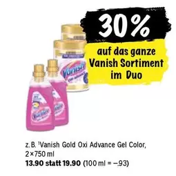Vanish Gold Oxi Advance Gel Color