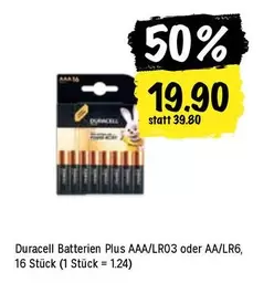 Batterien Plus AAA/LR03 oder AA/LR6