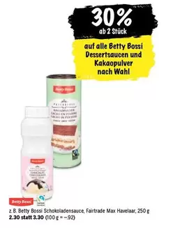 Wahl - Dessertsaucen und Kakaopulver